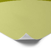 Minimalistische "Keep Calm" Saliegroen Abstracte K Poster (Hoek)