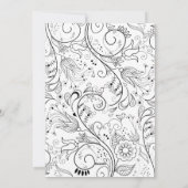 Minimalistische Kerst Bal Feestdagenkaart (Achterkant)