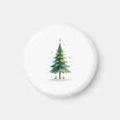 Minimalistische Kerst-Dennenboom Magneet – Kerstmi (Voorkant)