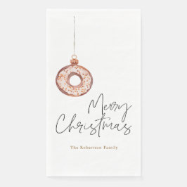 Minimalistische kerst donut Ornament Servet