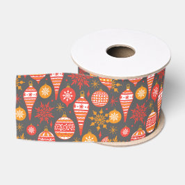 Minimalistische Kerst Esthetische Patroon - Vakant Grosgrain Lint
