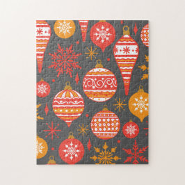 Minimalistische Kerst Esthetische Patroon - Vakant Legpuzzel
