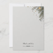 Minimalistische kerst Kaart met fotoruimte (Achterkant)