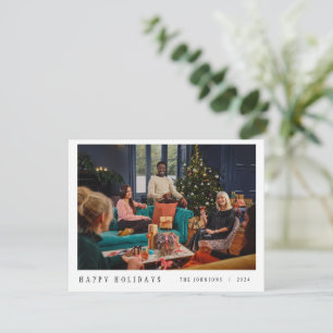 Minimalistische kerst Kaart Moderne familie