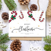 Minimalistische kerst Kaart Prettige feestdagen, e