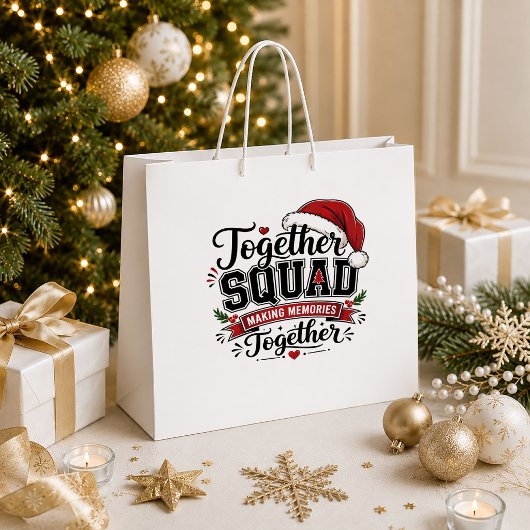 Minimalistische Kerst Moderne Kerstcadeautaszak St Groot Cadeauzakje