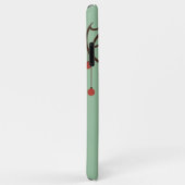 Minimalistische kerst rendier cadeau cadeau vakant Case-Mate iPhone case (Achterkant/rechts)