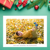 Minimalistische kerst wit zwart foto's Lijst Feestdagenkaart