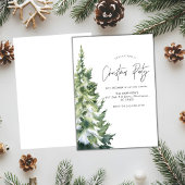 Minimalistische kerstboho kerstdiner kaart