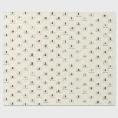 Minimalistische Kerstbomen Inpakpapier (Vlak)