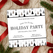 Minimalistische Kerstbomen Kerstfeest Bedrijfsfees Kaart