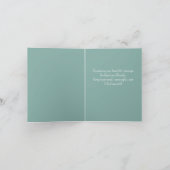 Minimalistische kerstbomen Vrolijk kerstfeest Feestdagen Kaart (Binnen)