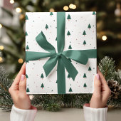 Minimalistische kerstboom cadeaupapier
