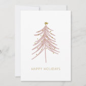 Minimalistische kerstboom | Foto Vakantie Kaart (Voorkant)