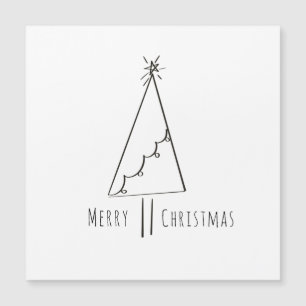 Minimalistische Kerstboom Lijn Kunst