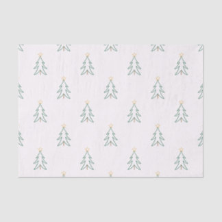 Minimalistische Kerstboom Tissuepapier