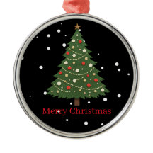 Minimalistische kerstboomornament