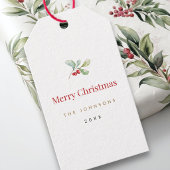 Minimalistische Kerstcadeautag | Elegant Cadeaulabel