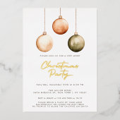 Minimalistische Kerstfeest Uitnodiging (Voorkant)