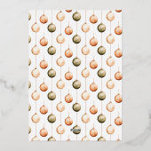 Minimalistische Kerstfeest Uitnodiging (Achterkant)
