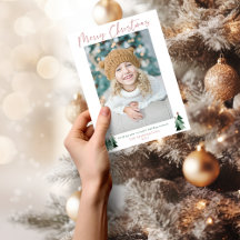 Minimalistische kerstfoto's met roze bomen