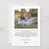 Minimalistische kerstkaart (Achterkant)