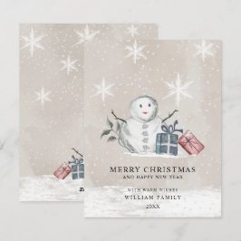 Minimalistische Kerstkaart