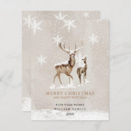 Minimalistische Kerstkaart