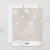 Minimalistische Kerstkaart (Achterkant)