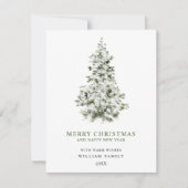 Minimalistische Kerstkaart (Voorkant)