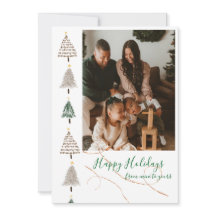 Minimalistische kerstkaart