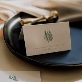 Minimalistische kerstkaarten voor trouwlocaties plaatskaartje