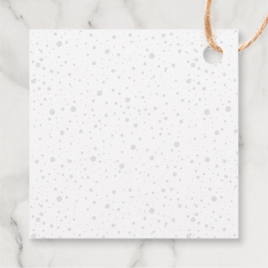 Minimalistische kerstkrans bedankjes labels (Achterkant)