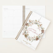Minimalistische kerstkrans planner (Display)
