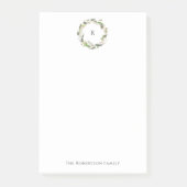 Minimalistische kerstkrans post-it® notes (Voorkant)