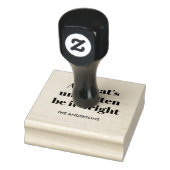 Minimalistische Kerstmis op Maat Rubberstempel (Stempel)