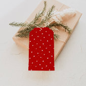 Minimalistische Kerstmis Script Cadeautag Cadeaulabel