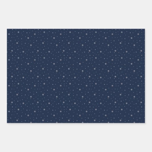 Minimalistische kerstpatronen, rood, groen en blau inpakpapier vel (Voorkant 2)