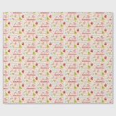 Minimalistische Kerstrol van Cadeaupapier (Vlak)