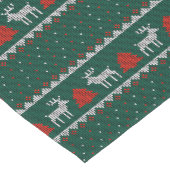 Minimalistische kerstvakantie korte tafelloper (Hoek)