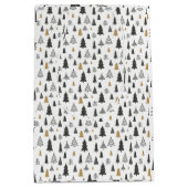 Minimalistische kerstverpakking medium cadeauzakje (Voorkant)