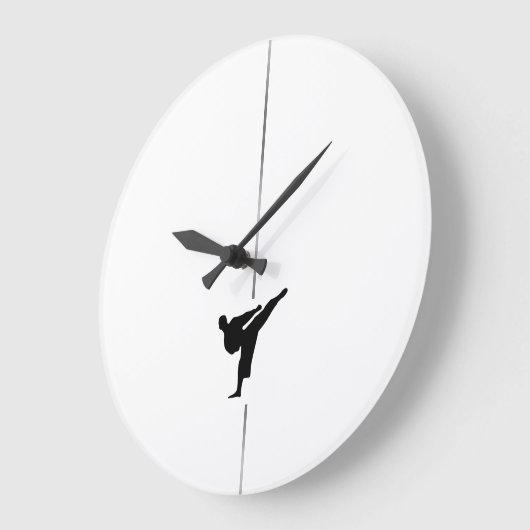 Minimalistische kickboxing - Martial Arts Large Cl Grote Klok (Hoek)
