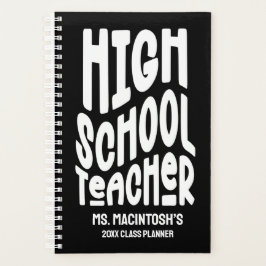 Minimalistische klasplanner voor middelbare schole planner