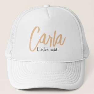 Minimalistische Klasse Eenvoudige Bruidsmeisje Cad Trucker Pet