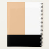 Minimalistische Klasse Simple Trouw Organisatorisc Planner (Achterkant)