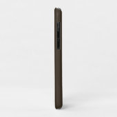 Minimalistische klassiek monogram iPhone hoesje (Achterkant/links)
