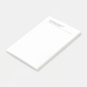 Minimalistische Klassieke Eenvoudige Professionele Post-it® Notes (Schuin)