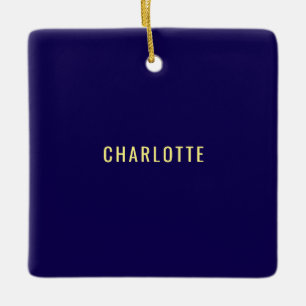 Minimalistische Klassieke Professionele Blauwe Kle Keramisch Ornament