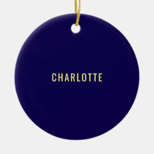 Minimalistische Klassieke Professionele Blauwe Kle Keramisch Ornament