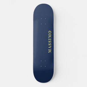 Minimalistische Klassieke Professionele Blauwe Kle Persoonlijk Skateboard